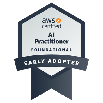 AWS AI Practitioner Early Adopter badge